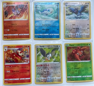 Pokémon TCG Modern Reverse Holo & Rare 6-Card Lot