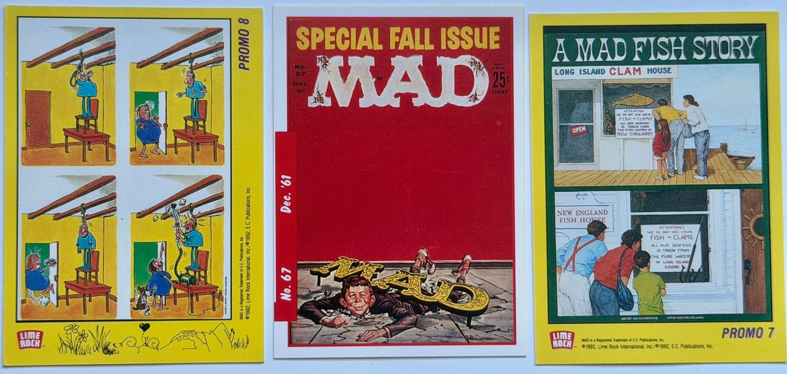 MAD Magazine Trading Card Trio - Don Martin & Covers (1 of 2)