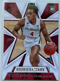 2021 Panini Rookies & Stars Scottie Barnes Rookie Card