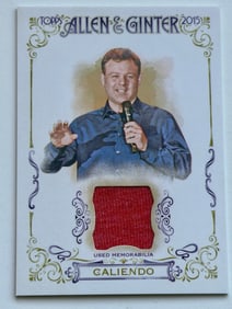 2011 Topps Allen & Ginter Frank Caliendo Relic Card