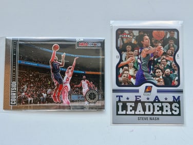 Steve Nash NBA Basketball Two-Card Lot