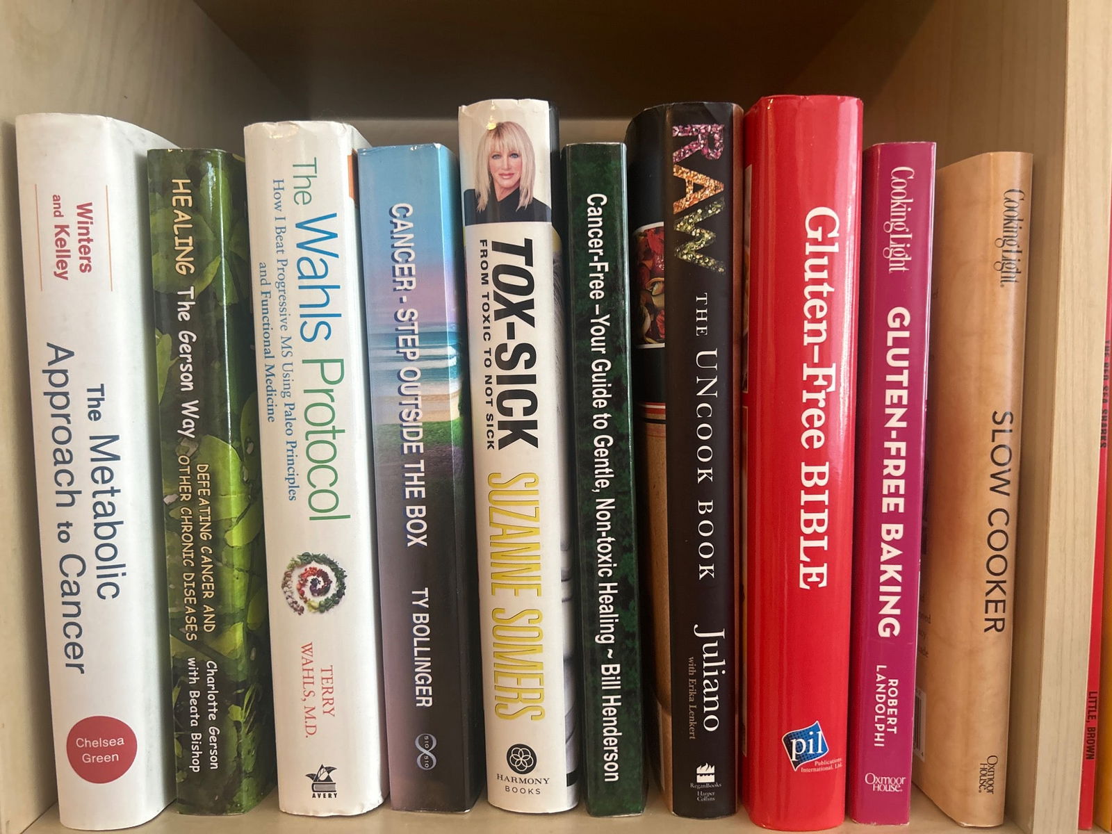 Health, Wellness, and Cooking Books