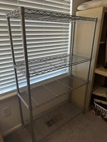 Four-Tier Metal Wire Shelf Storage Unit