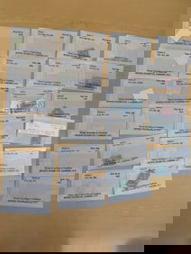 Stamps in Individual Envelopes