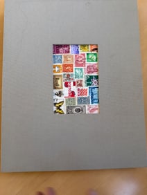 Stamps, Labels, and Memorabilia in Large Album
