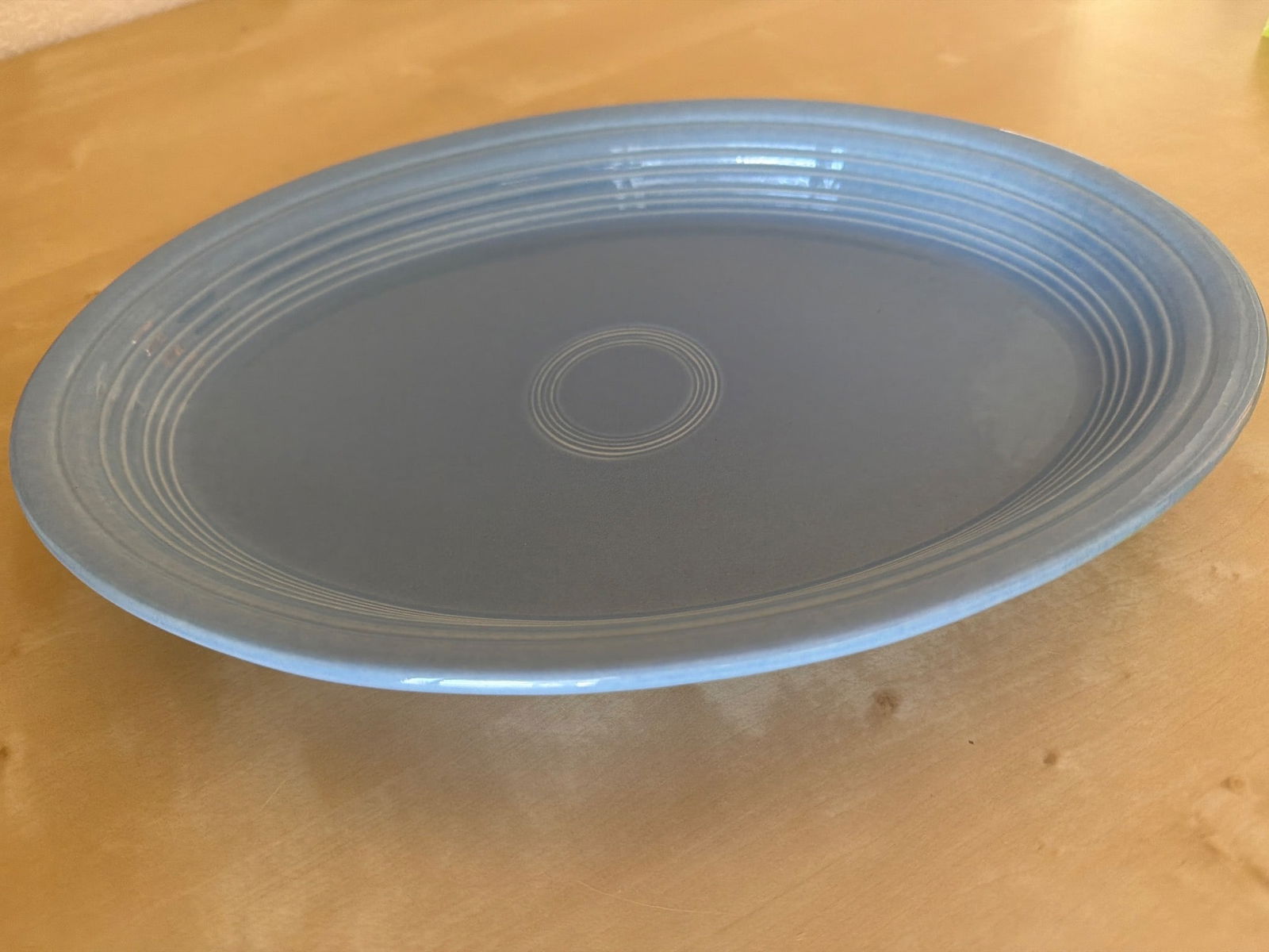 Vintage Fiesta Gray Oval Serving Platter by Homer Laughlin, USA (1 of 2)