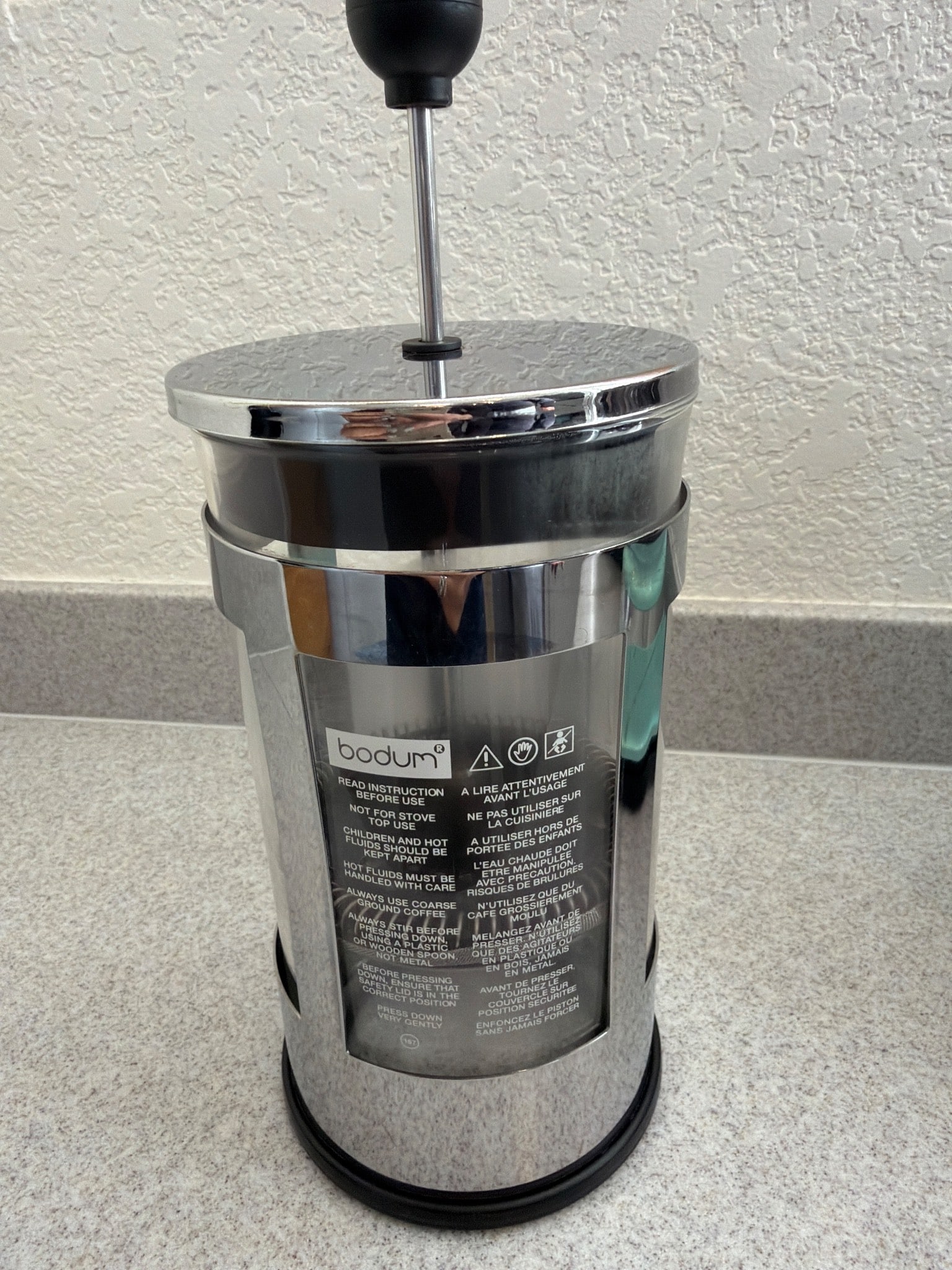 Bodum Stainless Steel French Press Coffee Maker (1 of 1)