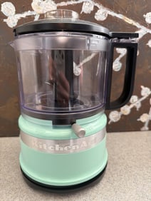 Vintage KitchenAid Mini Food Processor in Teal