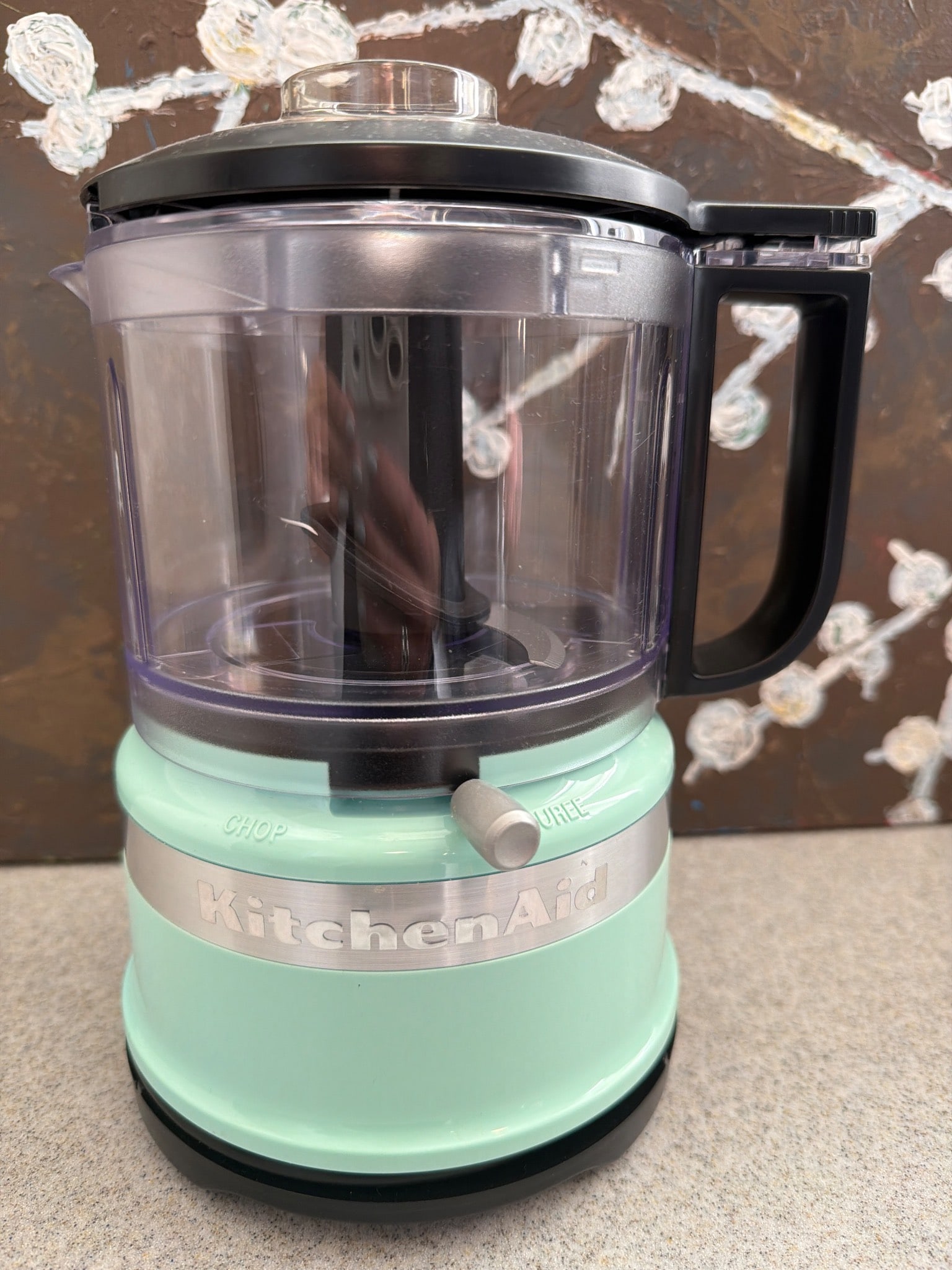 Vintage KitchenAid Mini Food Processor in Teal (1 of 1)
