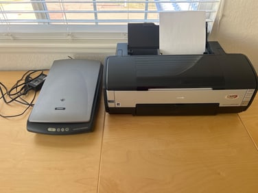 Epson Stylus Photo R2400 Printer and Epson Perfection 2400 Photo Scanner