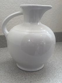 Fiesta Ivory Disc Pitcher