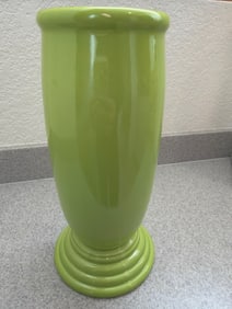 Vintage Fiesta Millennium III Green Ceramic Vase by HLC USA