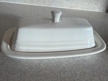 Homer Laughlin Fiesta Individual Covered Butter Dish