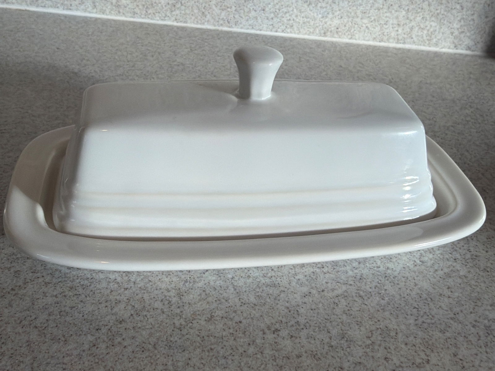 Homer Laughlin Fiesta Individual Covered Butter Dish (1 of 2)