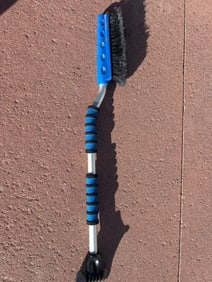 BBQ Grill Cleaning Brush with Scraper and Wire Bristles