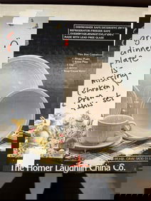 Homer Laughlin China Co. Gray Dinnerware Set (Incomplete)