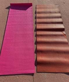 Two Yoga Mats, Including Tapis Mat Brand Exercise Mat