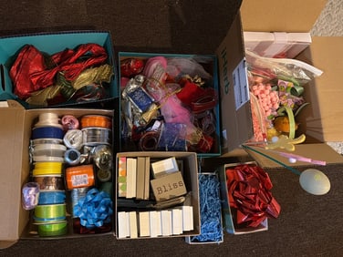 Ribbon, Gift Wrap Supplies, and Decorative Items