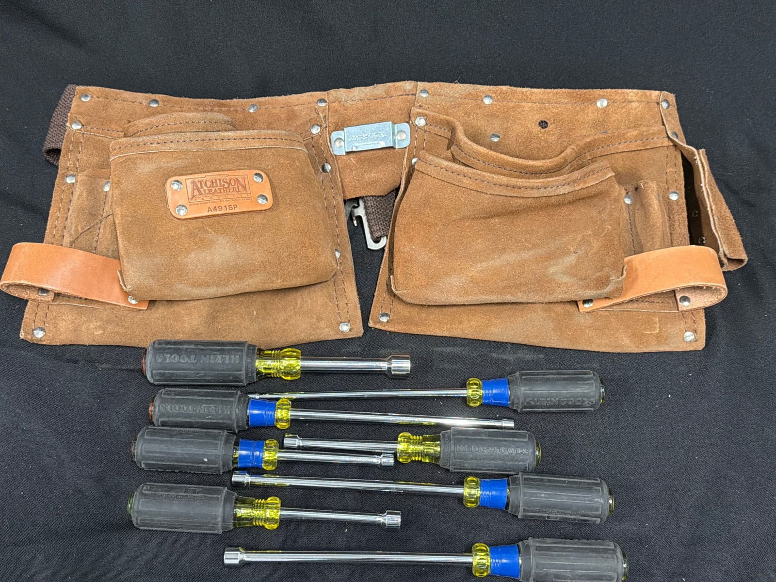 Atchison Leather Tool Belt with Klein Tools Screwdriver Set (1 of 4)