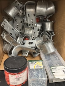 Hardware Including Mounting Brackets, Screws, and Anchors