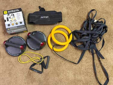 TRX Home System with Accessories for Fitness Training