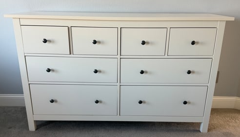 IKEA Hemnes White 8-Drawer Dresser