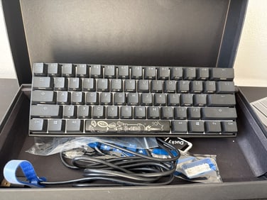 Ducky Channel Mechanical Keyboard with Accessories and Original Box