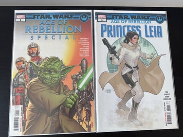 Marvel Star Wars Age of Rebellion Comic Books – Special and Princess Leia Issues