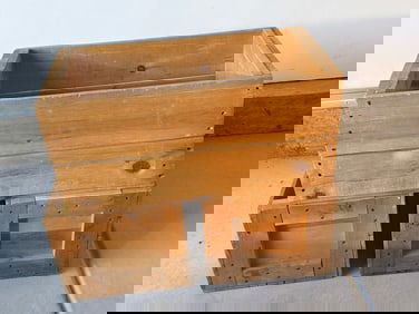 Three Wooden Crates with Rustic Finish