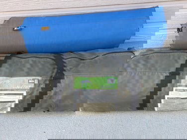 REI Alcove Freestanding Shelter with sleeping pad