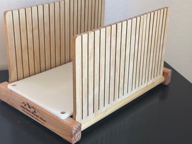 America’s Bread Slicer Wooden and Plastic Bread Slicing Guide