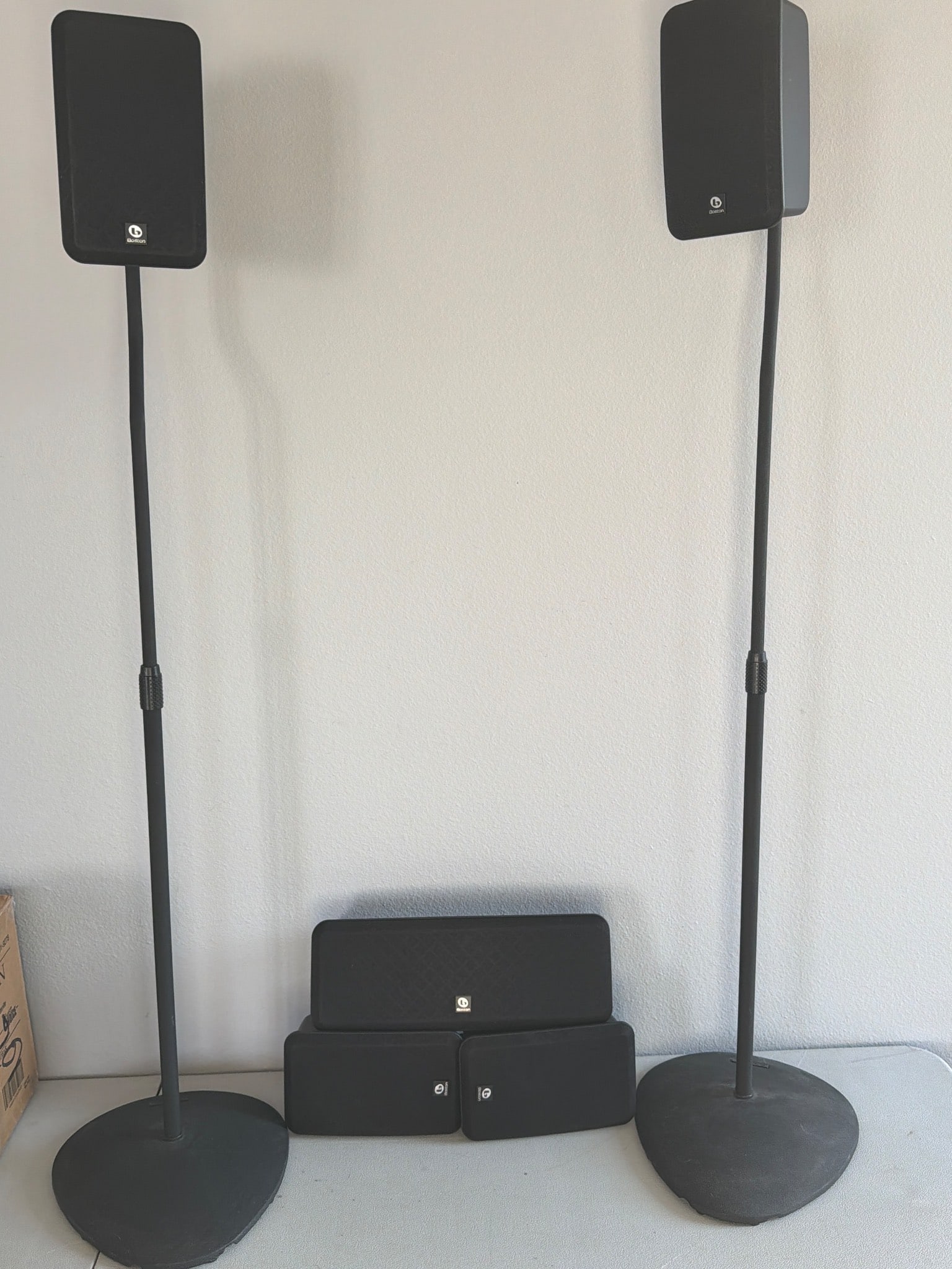 Boston Acoustics MCS 160 5.1 Surround Speaker System with Stands (1 of 3)