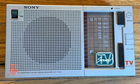 Sony ICF-24 Portable AM/FM/TV Weather 3-Band Receiver Radio