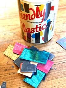 Friendly Plastic Modeling Compound 16 oz Can with Colored Strips