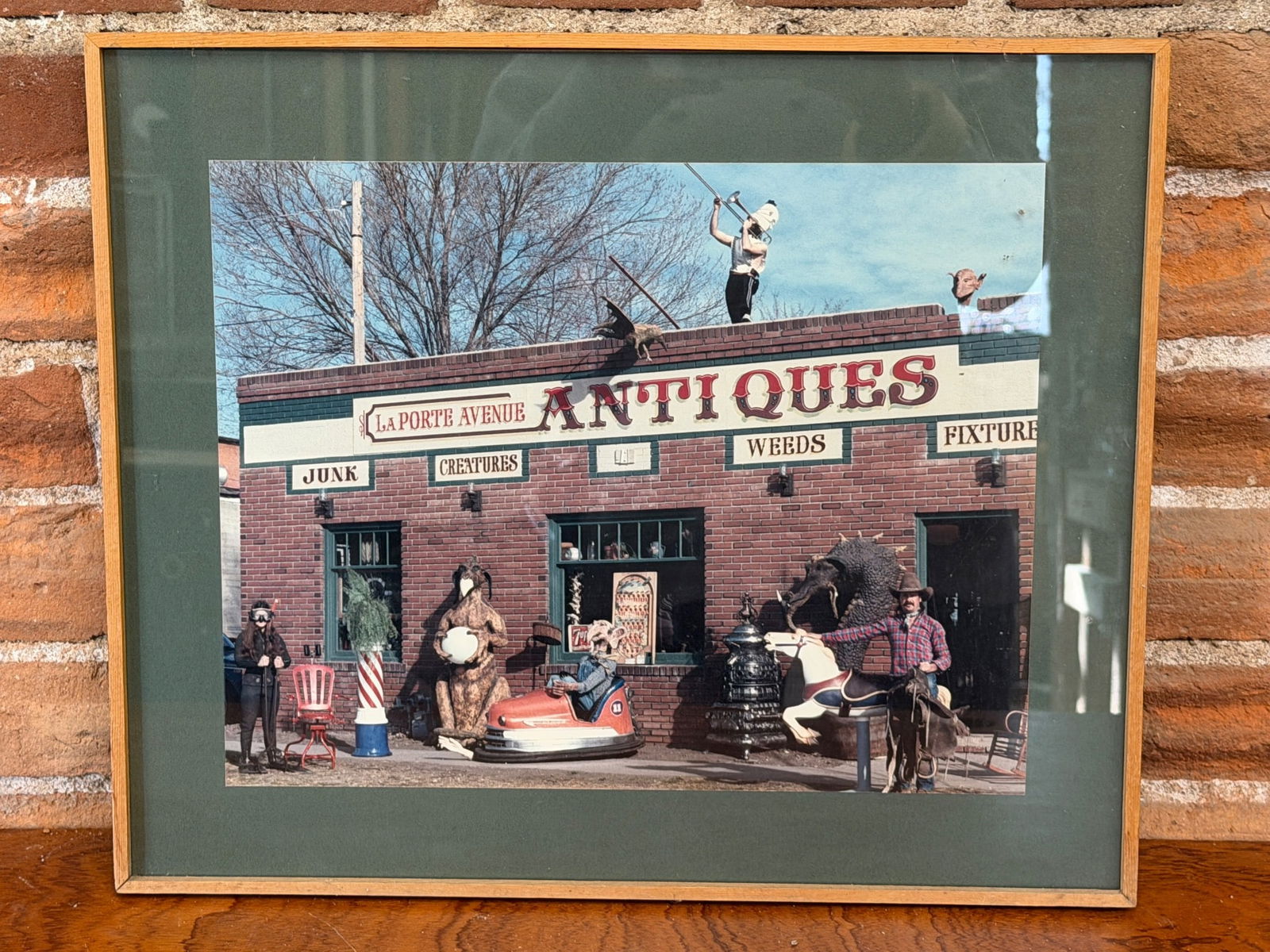 Framed Photograph of La Porte Avenue Antiques Storefront (1 of 3)