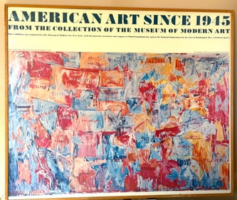 American Art Since 1945 Museum of Modern Art Poster, Framed