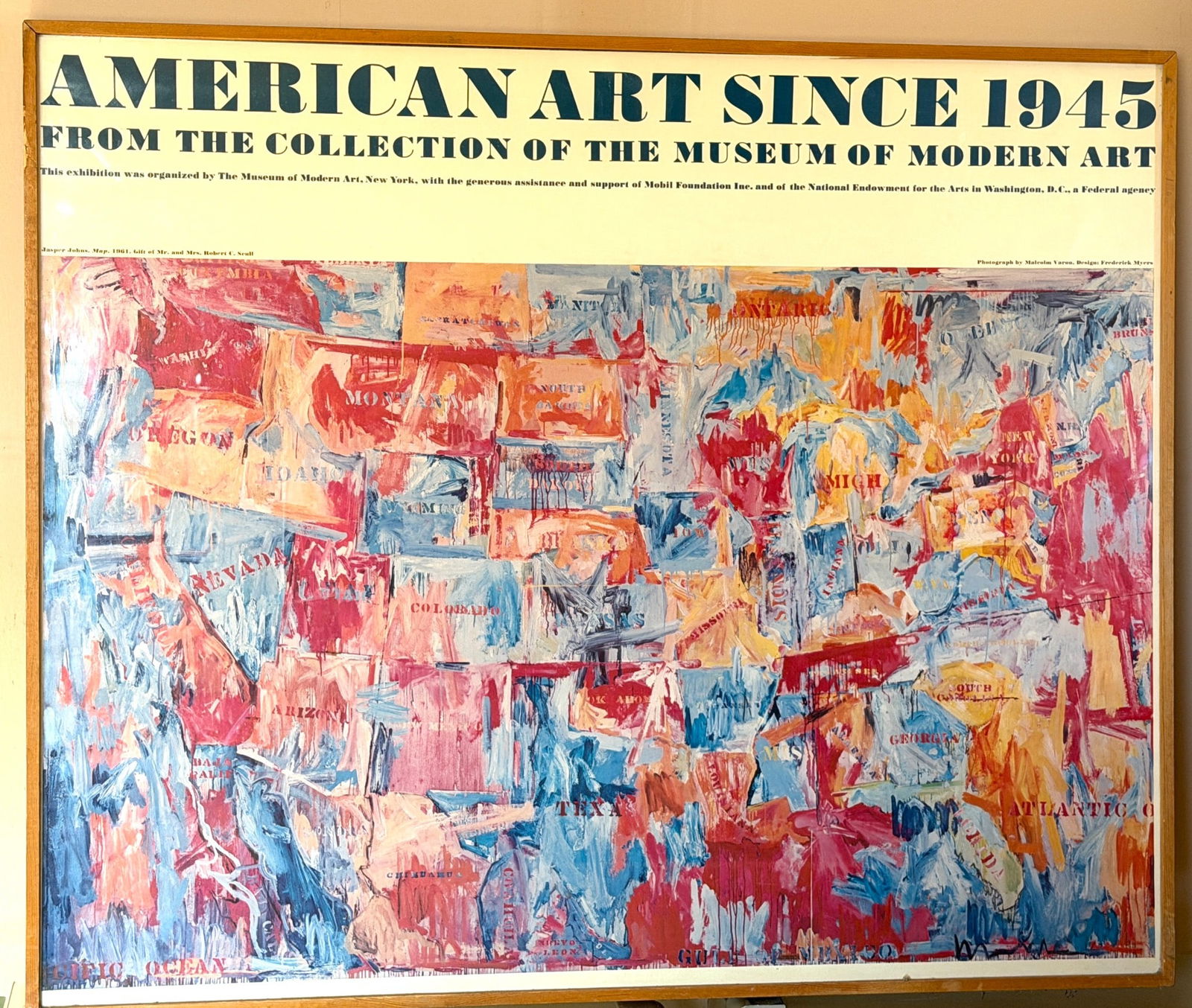 American Art Since 1945 Museum of Modern Art Poster, Framed (1 of 3)