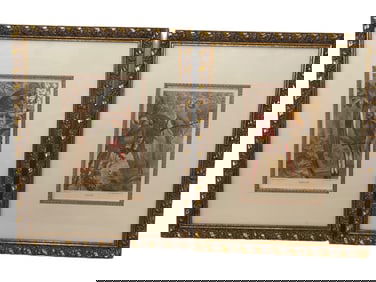 Framed Bird Prints Featuring Macaws and Quetzals