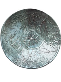 Smith Pottery Leaf-Patterned Ceramic Bowl, 16?? Diameter