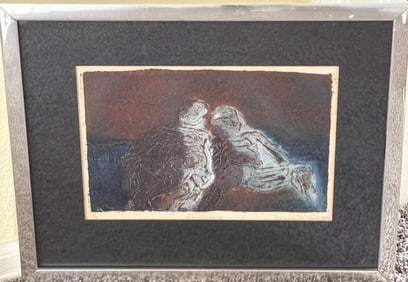 Melanie Soich 1974 Print Titled ‘Anniversary,’ Artist Proof, Framed