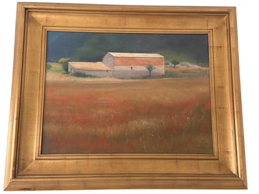 Framed Landscape Painting Signed ‘Kitchmer’