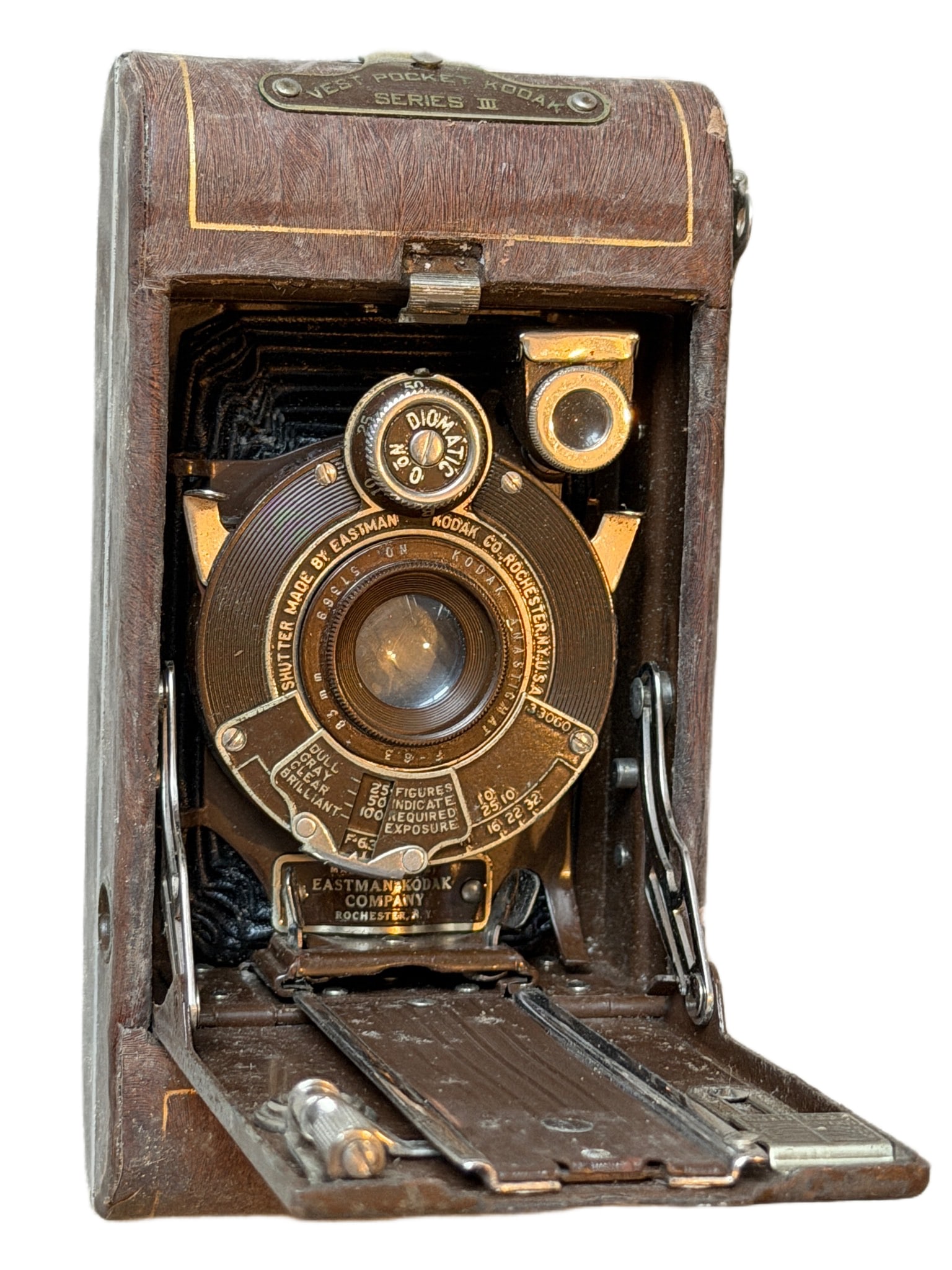 Eastman Kodak Vest Pocket Kodak Series III Folding Camera with Leather Case (1 of 4)