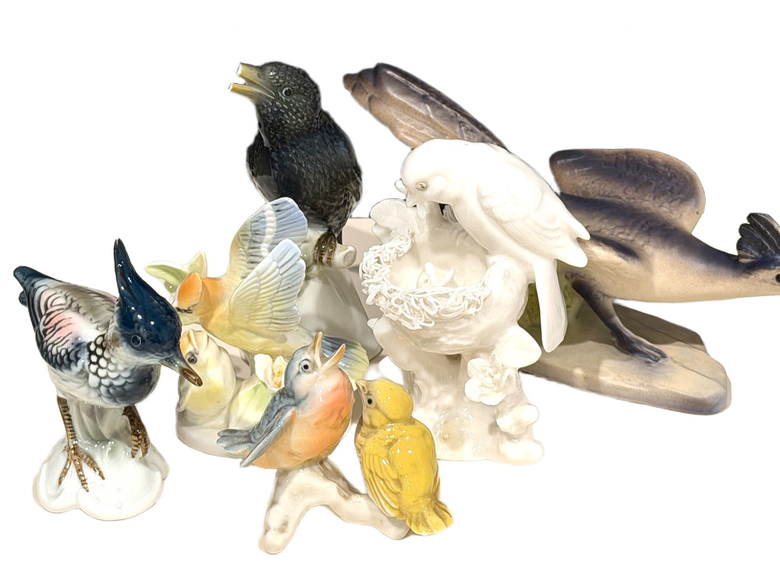 Decorative Ceramic Bird Figurines (1 of 2)