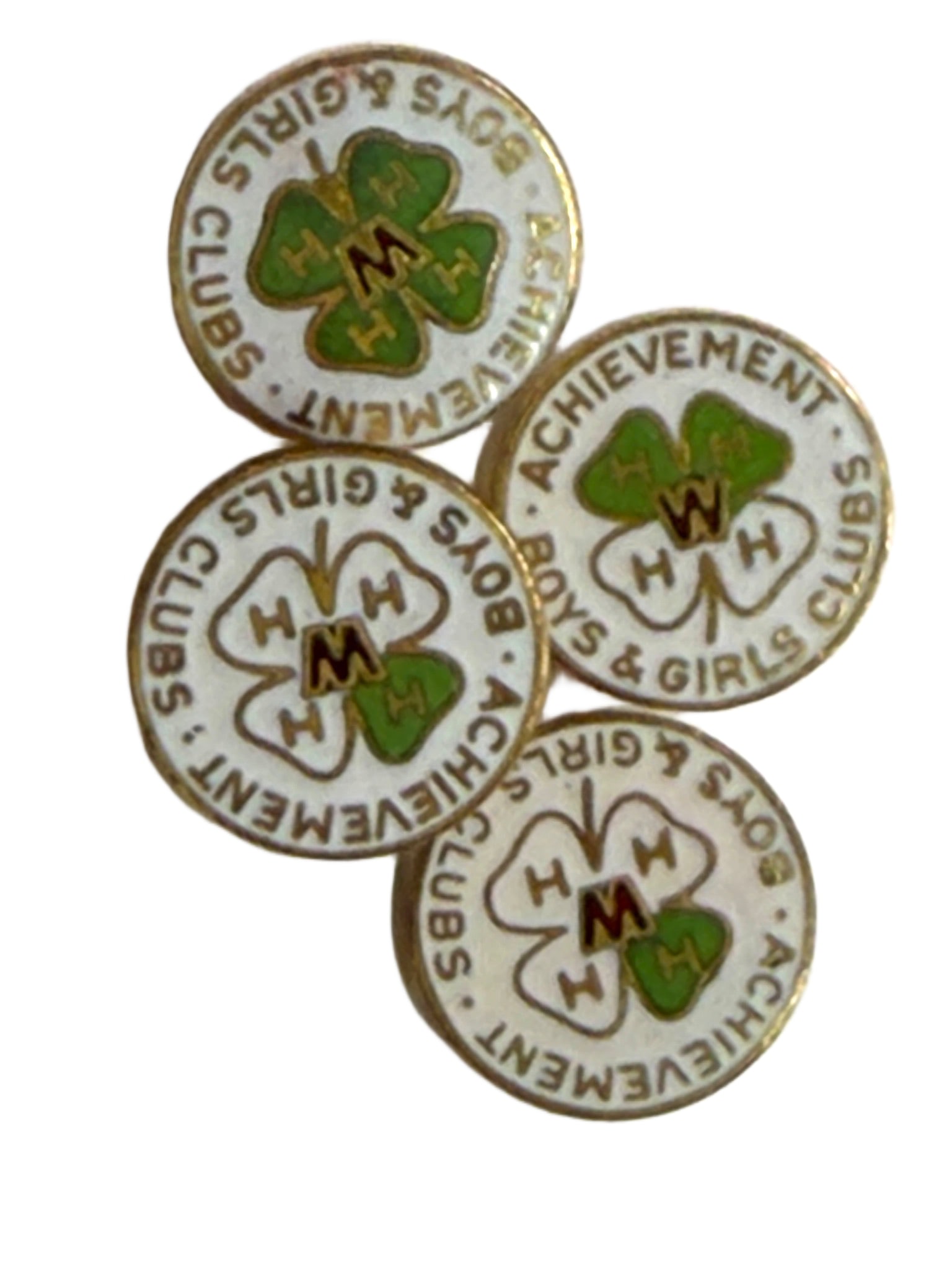 4-H Achievement Pins Featuring Green Clover Design (1 of 1)