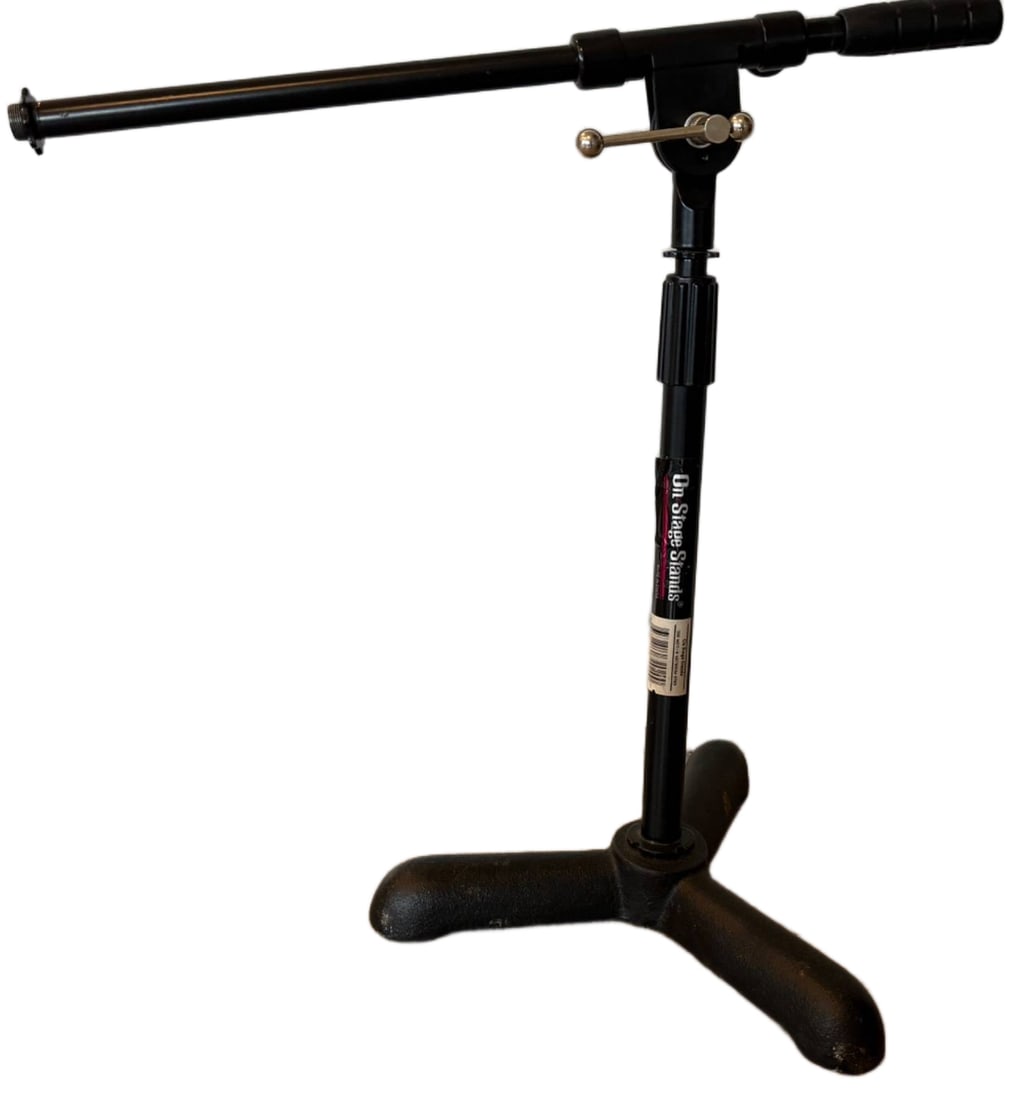 On-Stage Stands Adjustable Microphone Stand with Weighted Base (1 of 3)