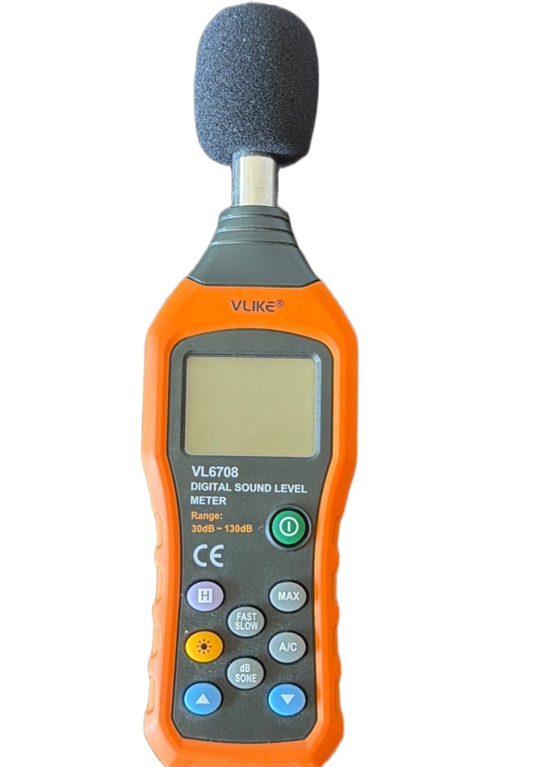VLIKE VL6708 Digital Sound Level Meter with 30dB-130dB Range (1 of 2)