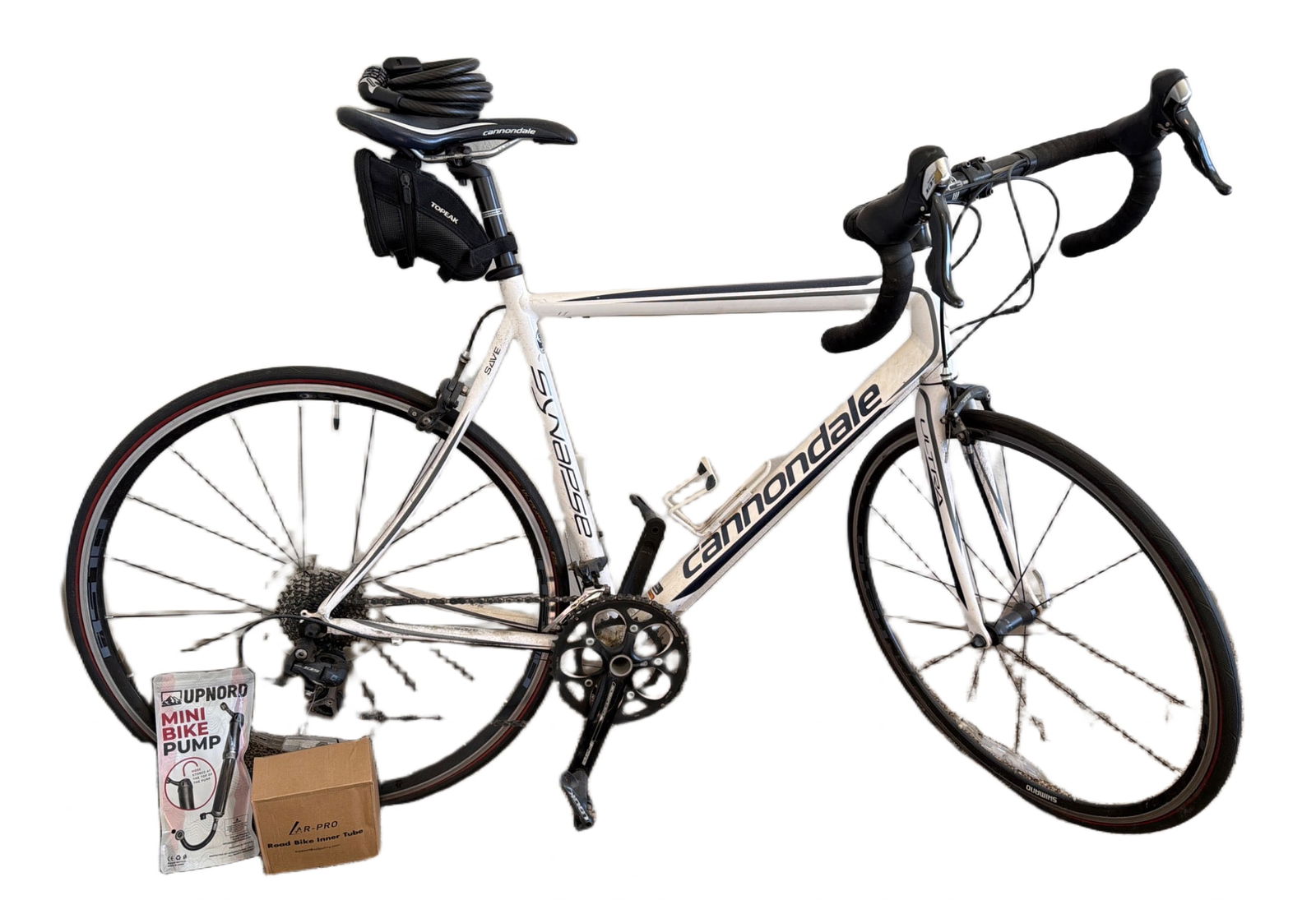 Cannondale Road Bike with 56 cm Frame and Accessories (1 of 3)