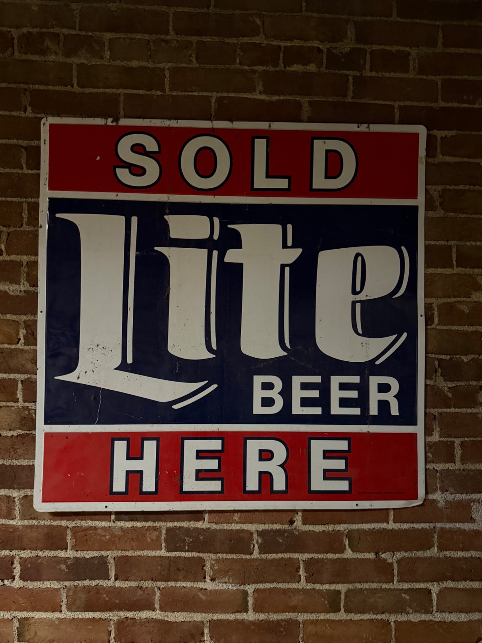 Miller Lite Sold Here Metal Beer Sign (1 of 5)