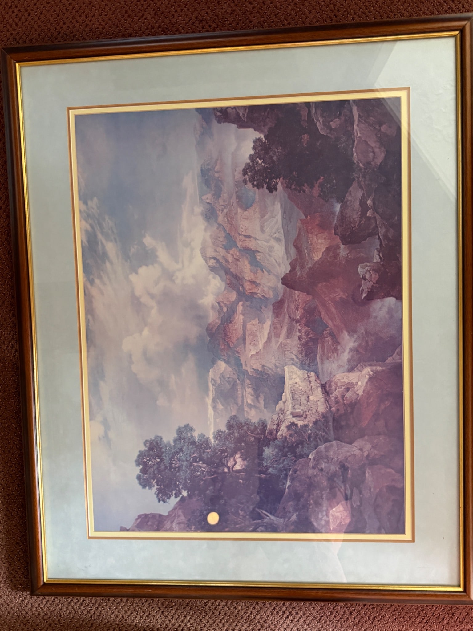 Framed Landscape Artwork Signed by Artist (1 of 5)
