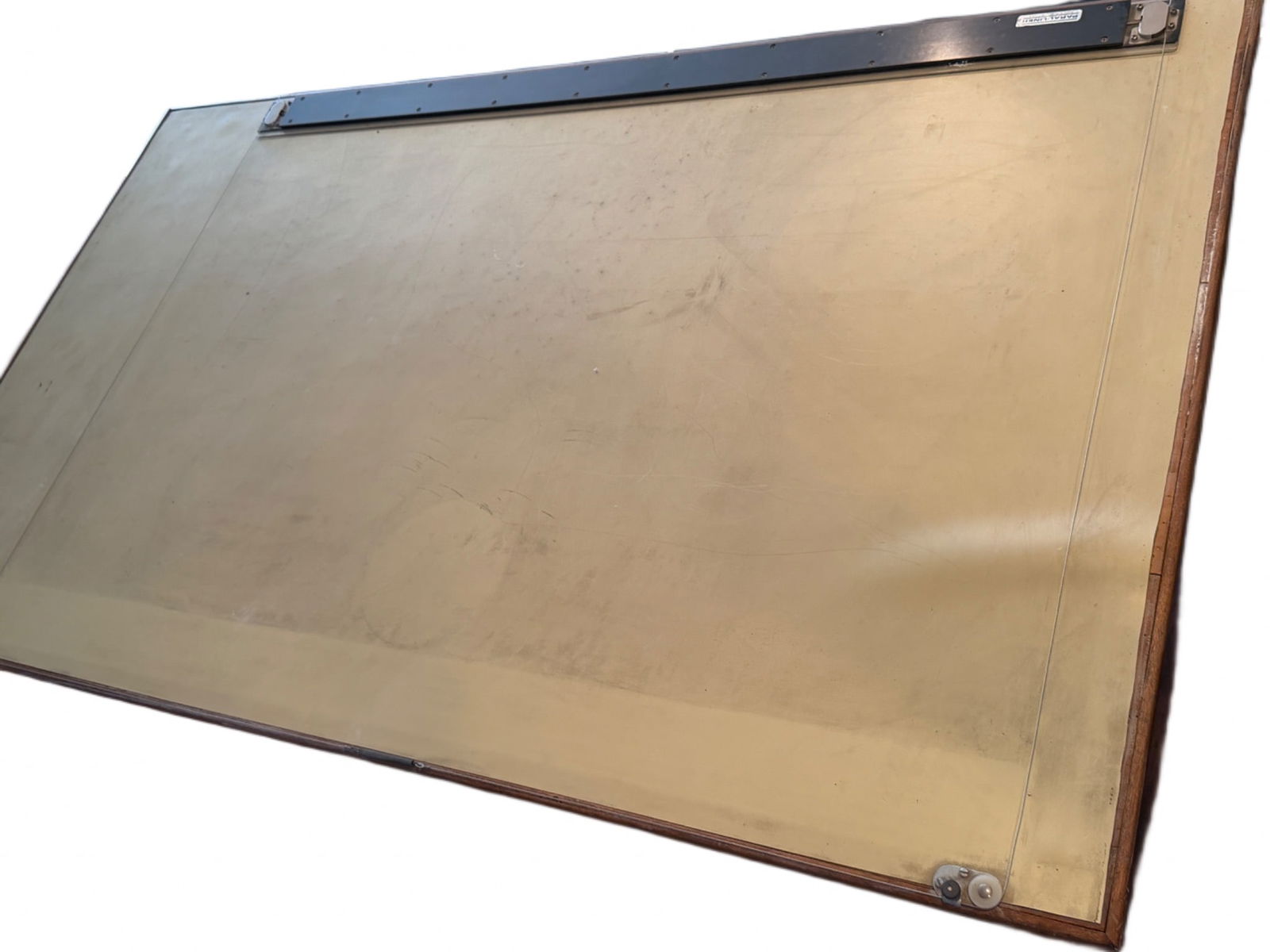 Wooden Drafting Table and Storage - 9